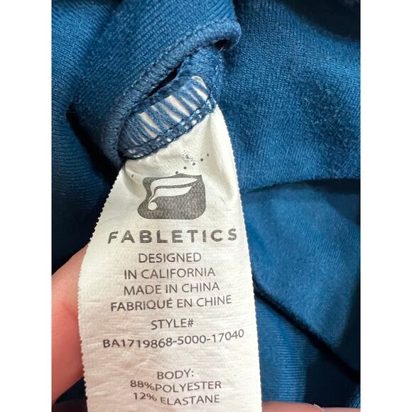 Fabletics Ellie II Sports Bra Shoreline (Blue) Size Medium - Picture 6 of 6